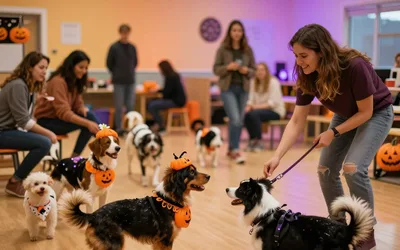 Doom Room Dog Halloween Party