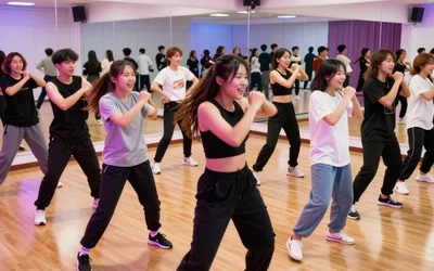 FLD Studios' First KPOP Random Dance Play Event