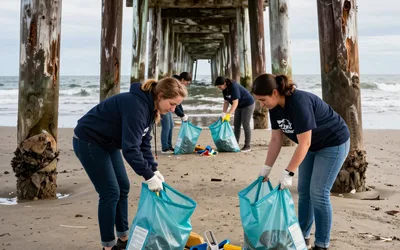 Jennette's Pier Cleanup- Big Beach Sweep