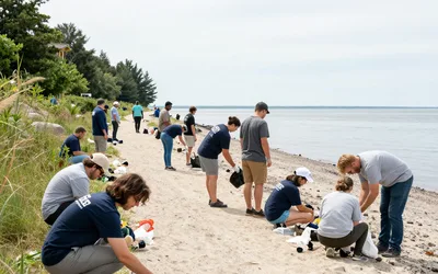 Jockey's Ridge Soundside Cleanup