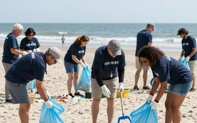 OBX Volunteer Week Beach Cleanups