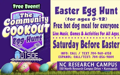 Community Cookout Egg Hunt