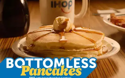 Free Bottomless Pancakes at IHOP