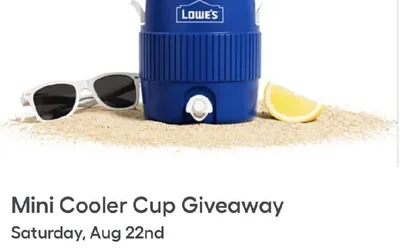Mini Cooler Cup Giveaway