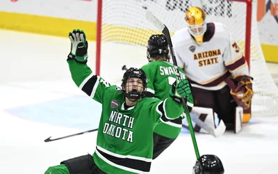 UND vs Merrimack in NCAA Tournament