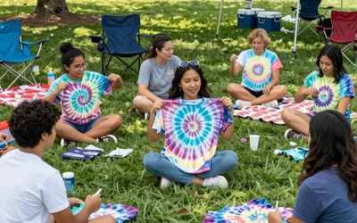 Family Weekend Tie Dye and Tailgate