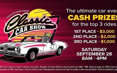 3rd Annual Black Hawk Casino Car Show