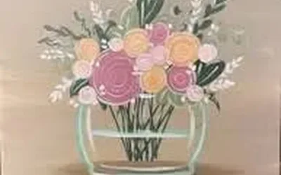 Beautiful Roses Paint and Sip Party
