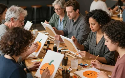 Guided Pumpkin Paint