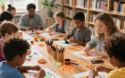 Halloween Stay & Make Crafts