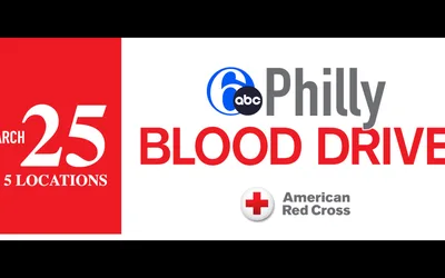 6abc Philly Blood Drive with the Red Cross