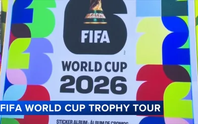 FIFA World Cup Trophy Display in Philadelphia