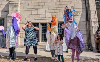 Giant Puppet Show Opening