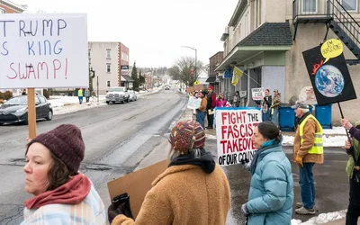 No Kings Protest - Ardmore Rally