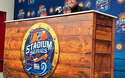 Tim McGraw performs at NHL's Stadium Series