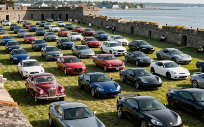 Cars & Coffee at Fort Adams