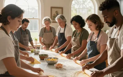 Pasta Making Class at Rough Point with Matriarch