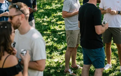 Summer Beer Field in Little Compton
