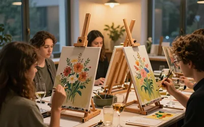 Twilight Blossoms - Painting Class