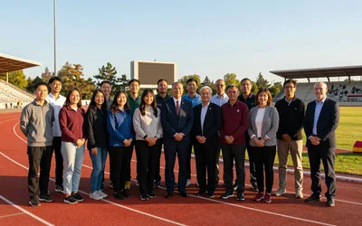 URI Outdoor Track Ribbon Cutting