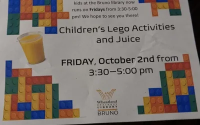 Children's Lego Activities and Juice
