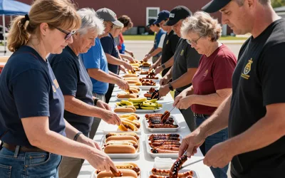 Unity Fire Prevention Week BBQ