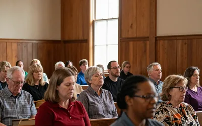 Worship Service and Classes at Trinity Lutheran Church