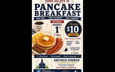 Antioch Church Pancake Breakfast