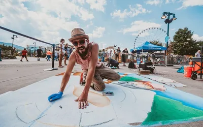 Chalkfest at The Island