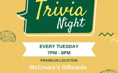 Trivia Night at McCreary’s Franklin!