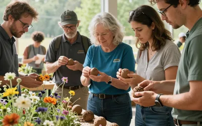 Wildflowers & Seed Bombs at Ray