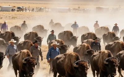 Annual Bison Roundup