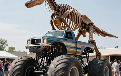 Dinosaur Monster Truck Community Event