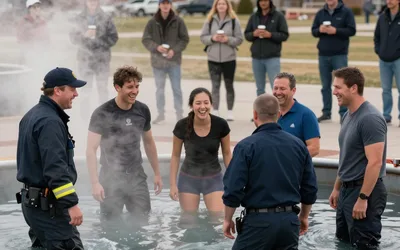 Iron County First Responders Cold Plunge