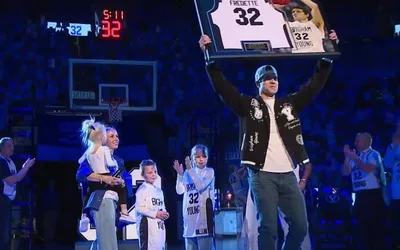 Jimmer Fredette Jersey Retirement Ceremony