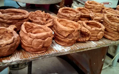 Monster Mugs in Clay