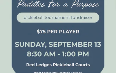 Paddles for a Purpose pickleball fundraiser