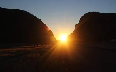 Parowan Gap Fall Equinox