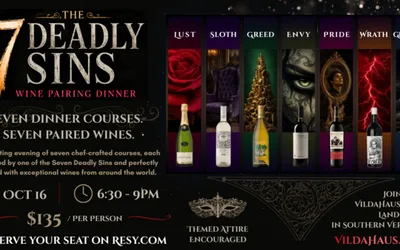 Spooky Dinner and Wine Pairing: 7 Deadly