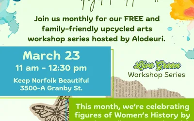 Crafted Green Upcycled Arts Workshop