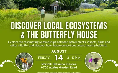 Discover Local Ecosystems & the Butterfly House