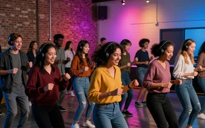 Silent Disco at Tacoma's Armory