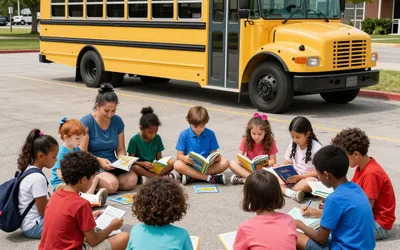 Dream Bus at Leopold Elementary