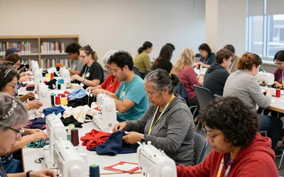 Free Mending at Goodman South Library