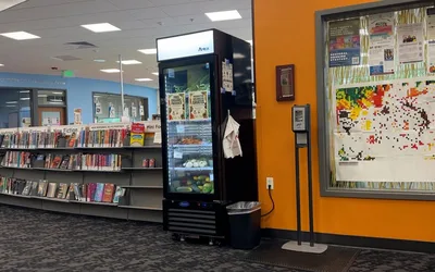 Free Produce Fridge at Goodman Library