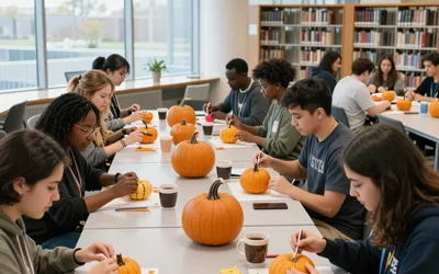 Self-Care Sundays: Mini Pumpkin Decorating