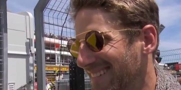 Grosjean, toujours devant