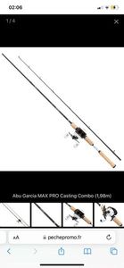 ABU GARCIA MAX PRO CASTING COMBO 