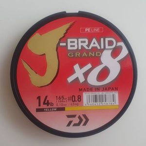 DAIWA - J-BRAID GRAND X8 0.10MM 6.5KG YELLOW