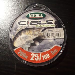 MITCHELL CIBLE SANDRE NYLON 25/100 5KG